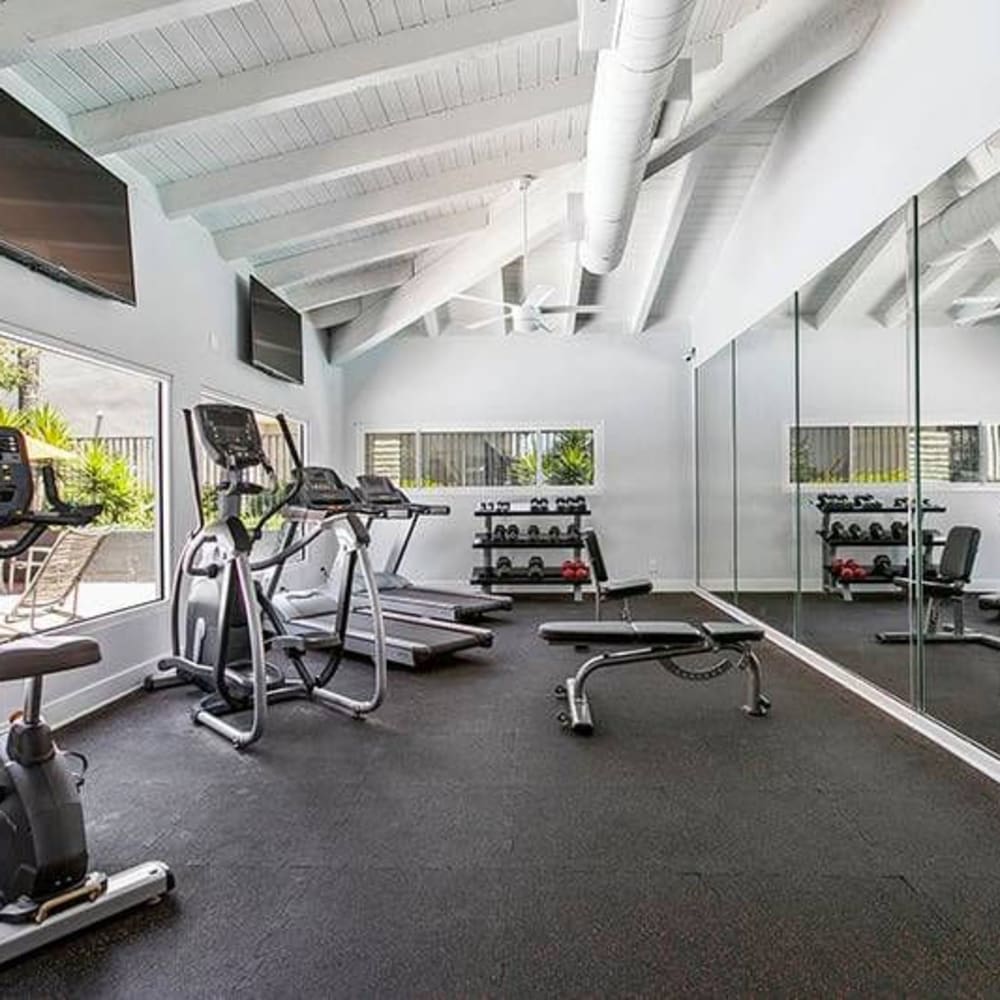 Fitness room at Park Grove in Garden Grove, California