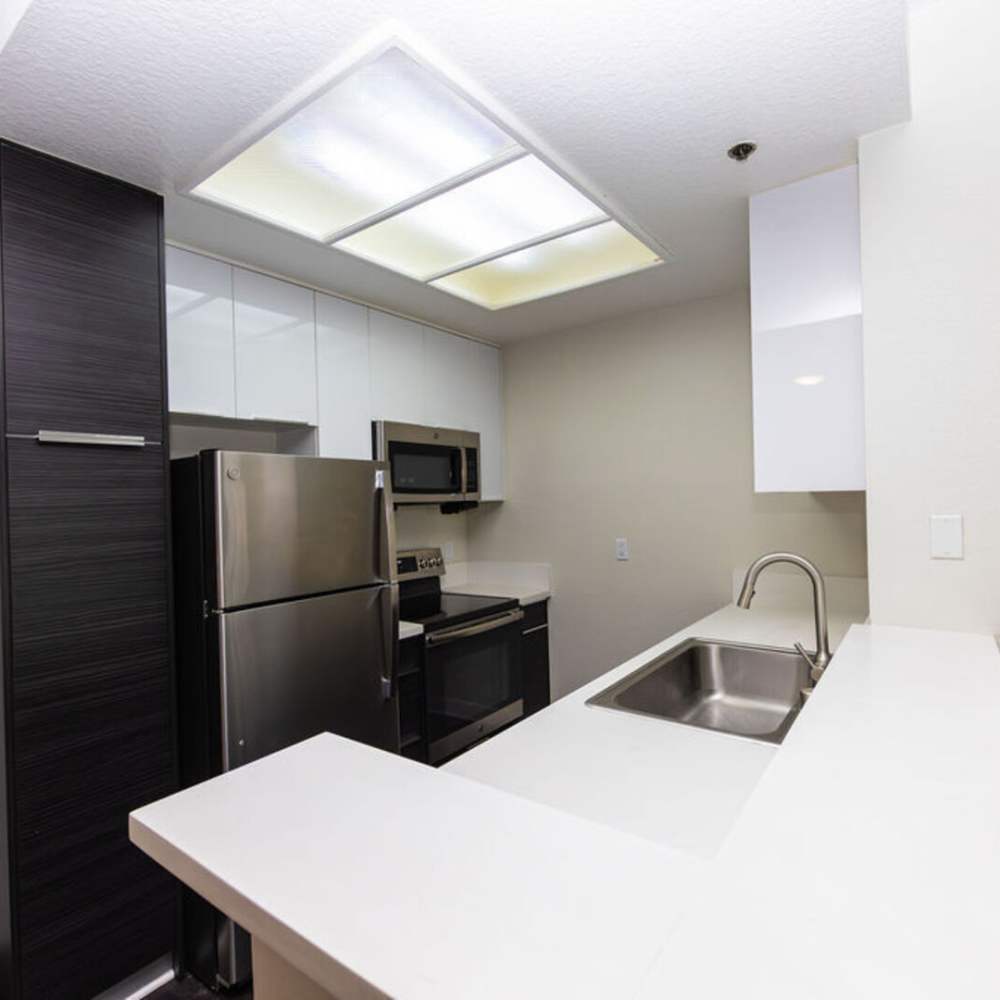 View 1 Bedroom apartments at Lanewood Pines in Hollywood, California  