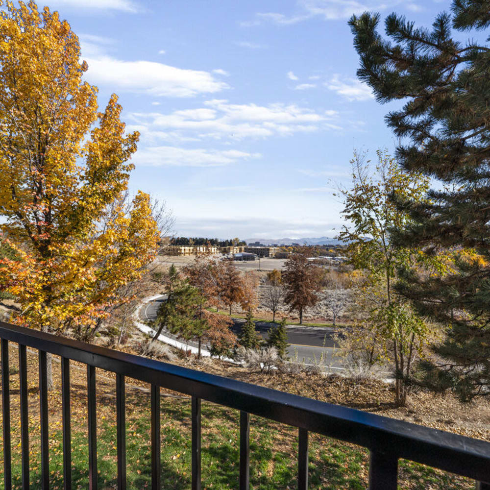 Great views from the balcony's at Apex at Sky Valley in Reno, Nevada