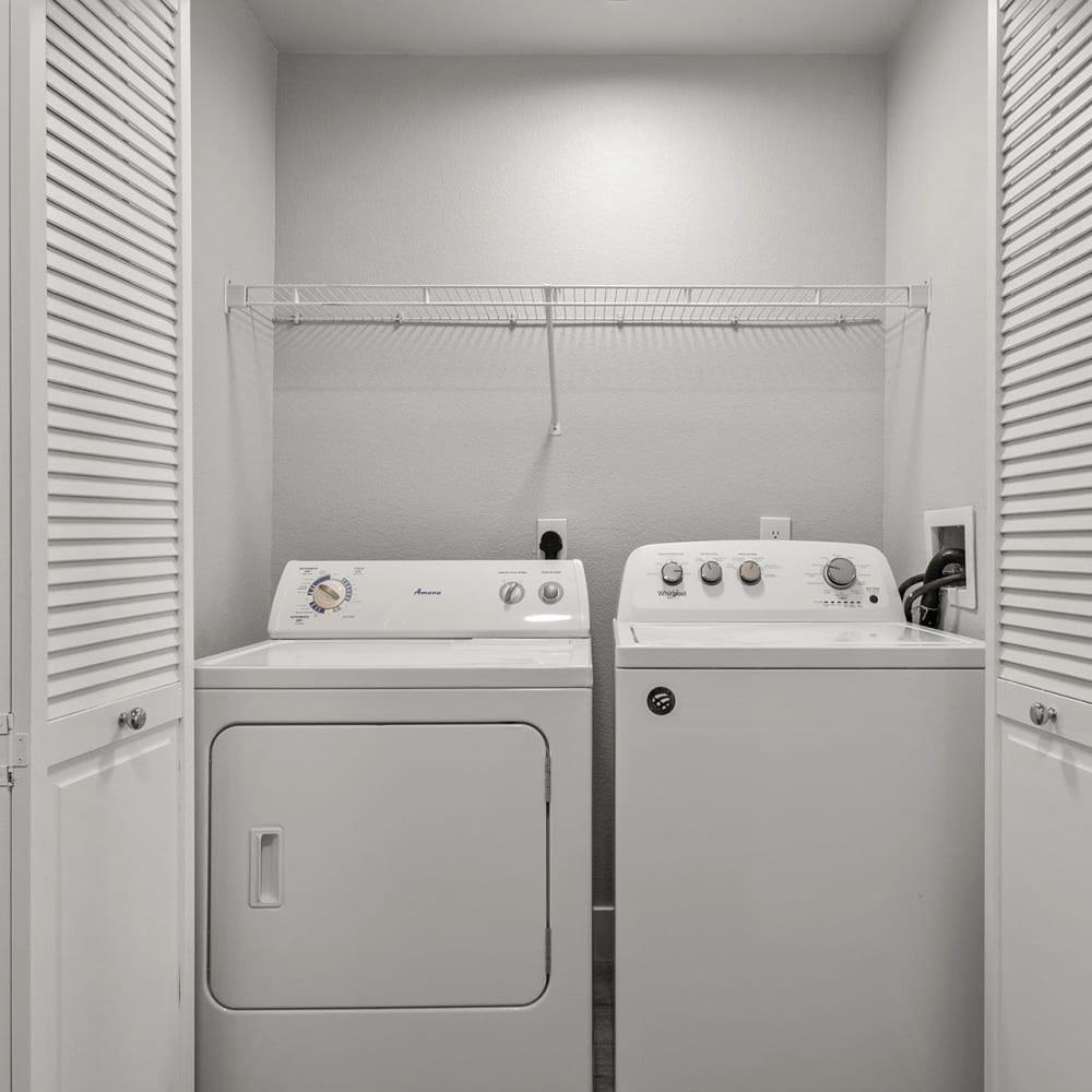 Washer and dryer at Arpeggio in Pasadena, California