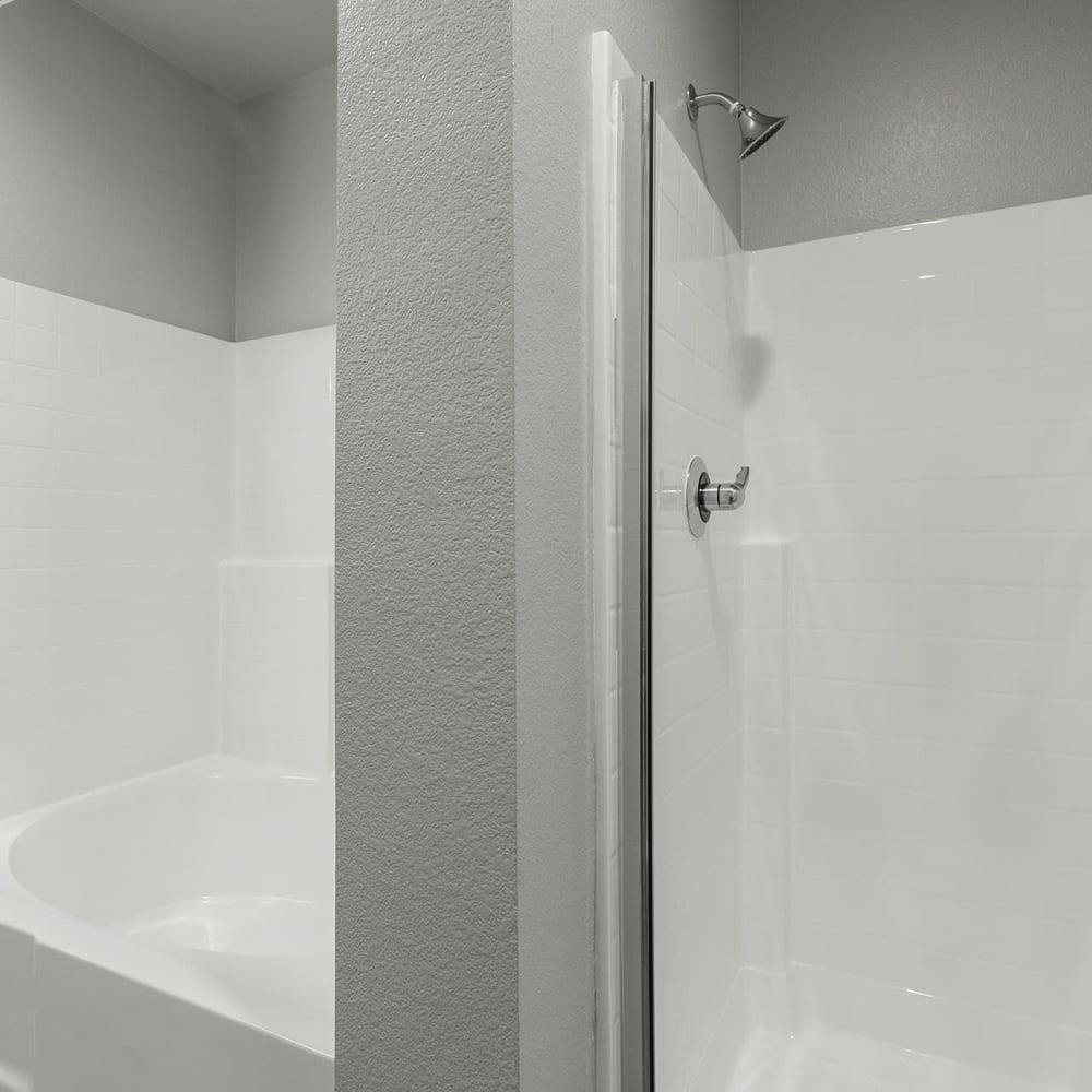Bathroom image featuring a shower at Arpeggio in Pasadena, California