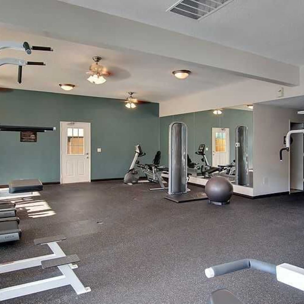 Fitness center at Covina Grand in Covina, California