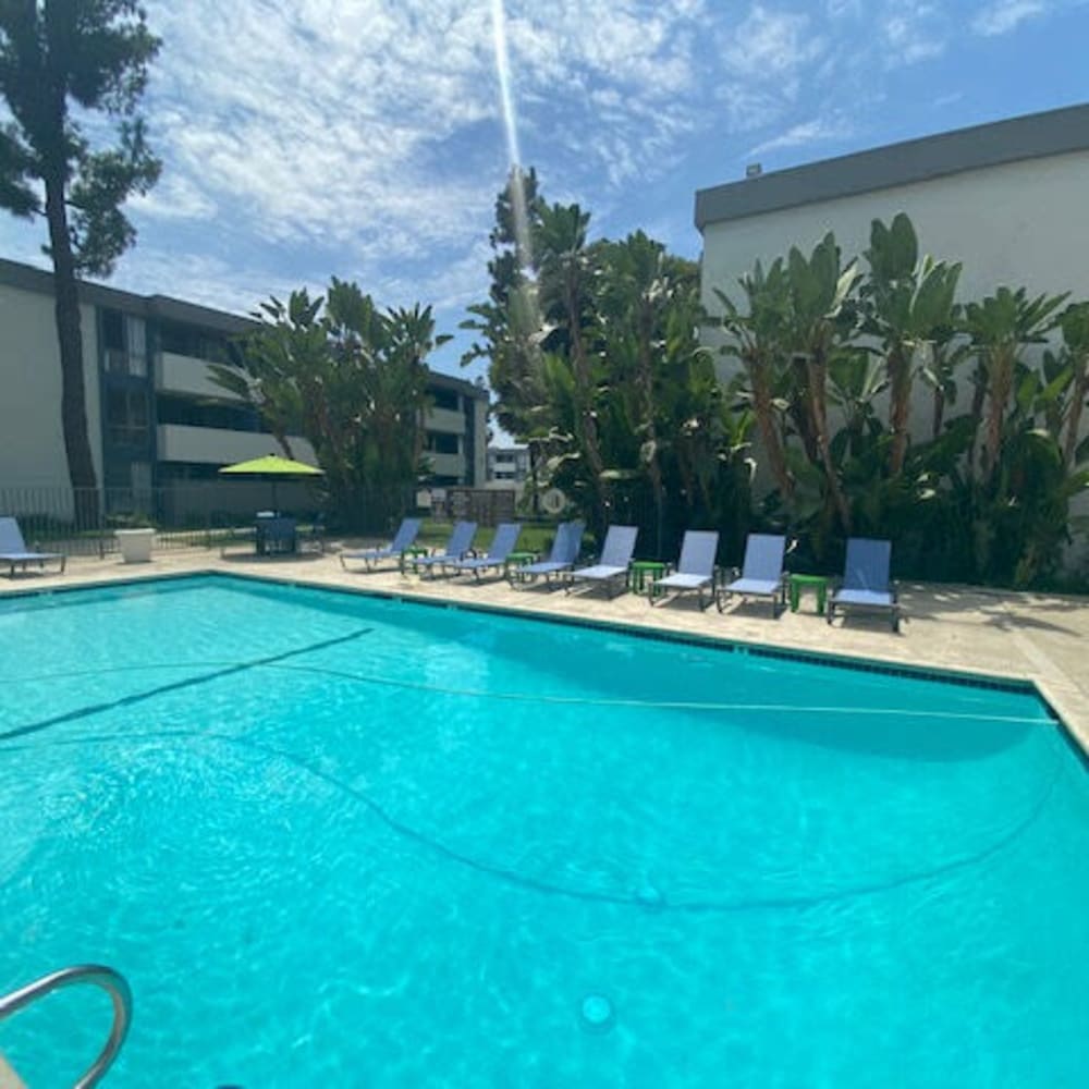 Large refreshing swimming pool at Covina Grand in Covina, California