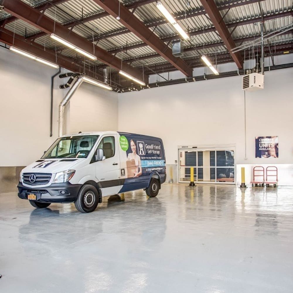 Moving vans available at GoodFriend® Self-Storage 