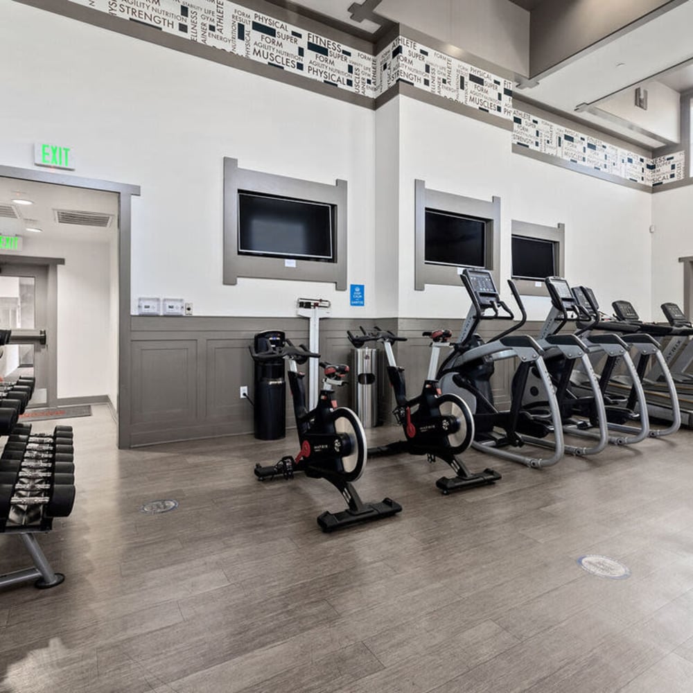 Gym at Rockwood at the Cascades in Sylmar, California