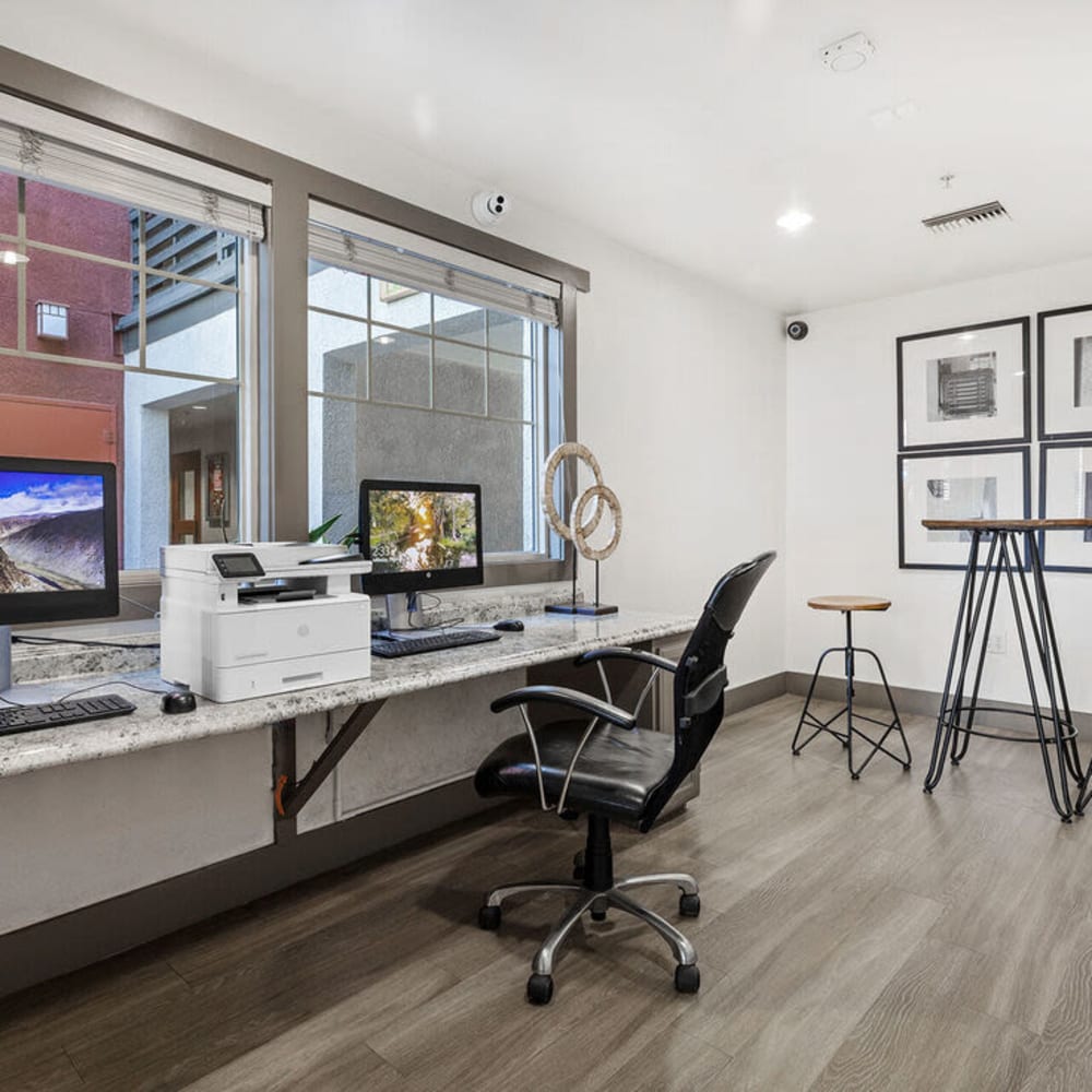 Leasing office at Rockwood at the Cascades in Sylmar, California