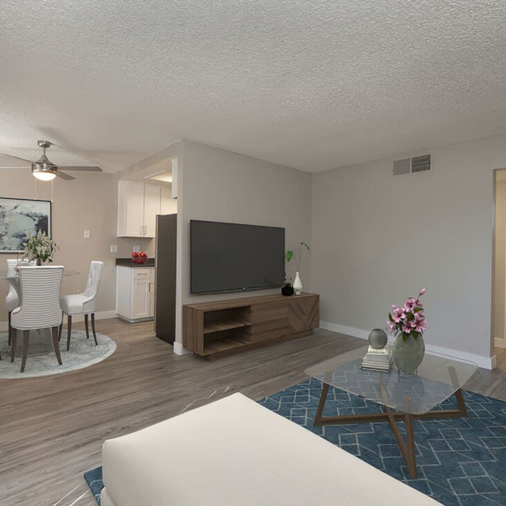 Living space at The Easton in Rocklin, California