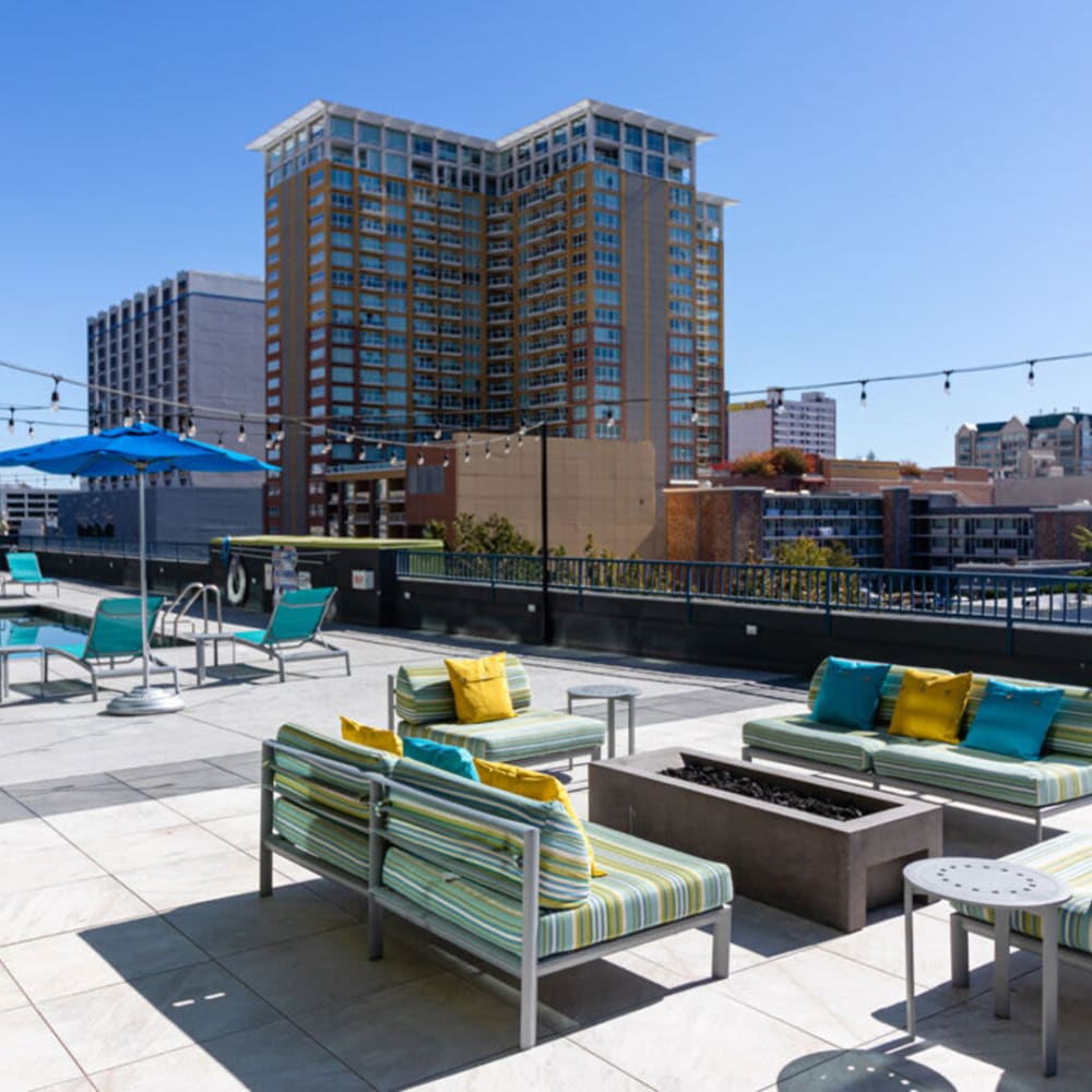 Rooftop pool at 3rd Street Flats in Reno, Nevada