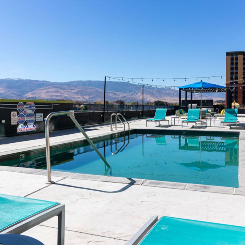 Swimming pool at 3rd Street Flats in Reno, Nevada