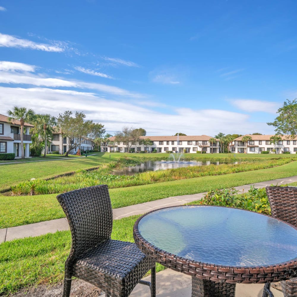 River view at The Enclave at Delray Beach in Delray Beach, Florida 