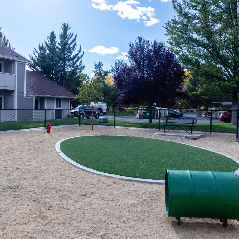 Dog park with green at Verge in Reno, Nevada