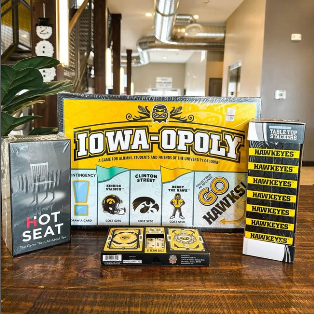 Iowa-opoly at The Quarters at Iowa City in Iowa City, Iowa