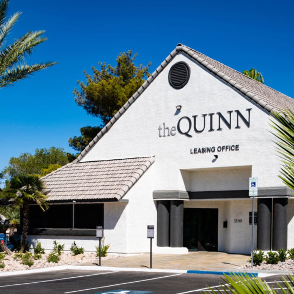 Exterior building of The Quinn in Las Vegas, Nevada