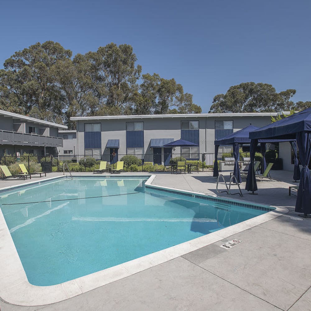 Swimming pool at Monterey Townhouse in Monterey, California