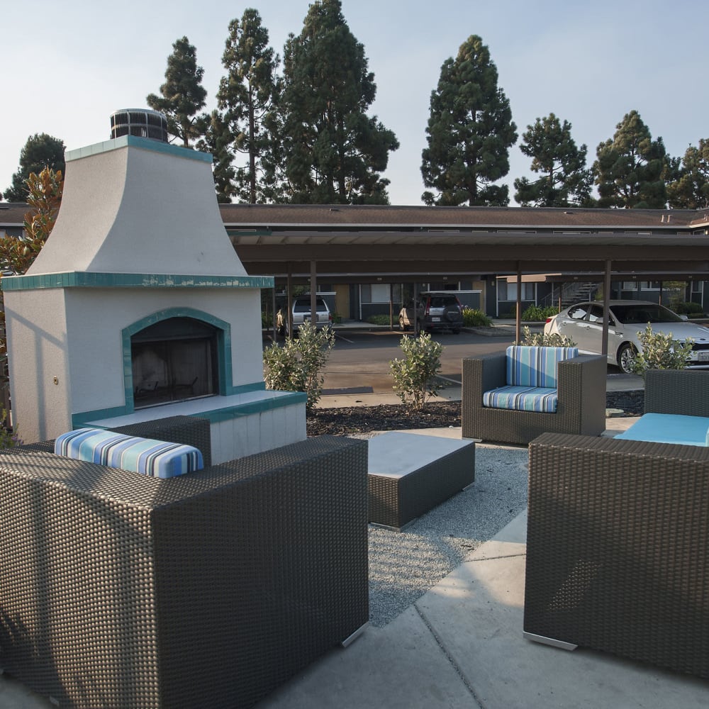 Outdoor Firepit at Woodside Park in Salinas, California