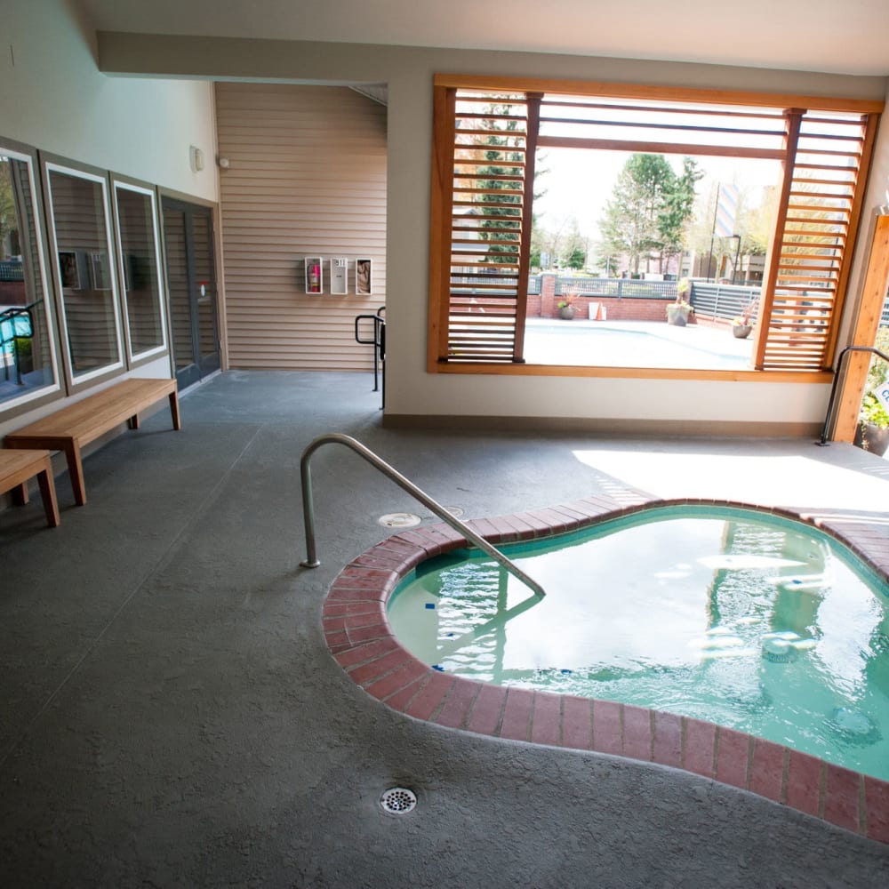 Indoor spa at The Seasons in Lynnwood, Washington