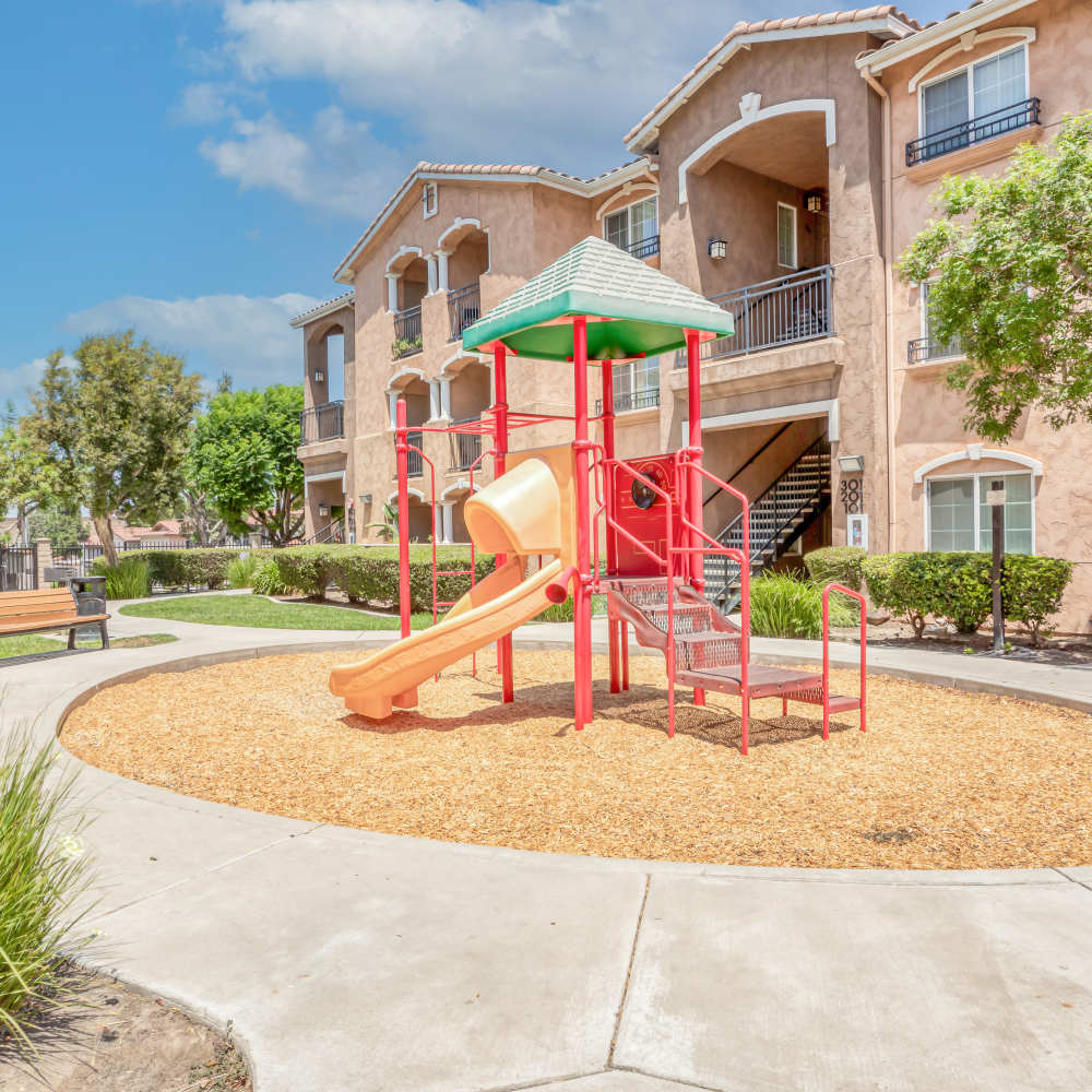 Play area at Casa de la Villa in Corona, California