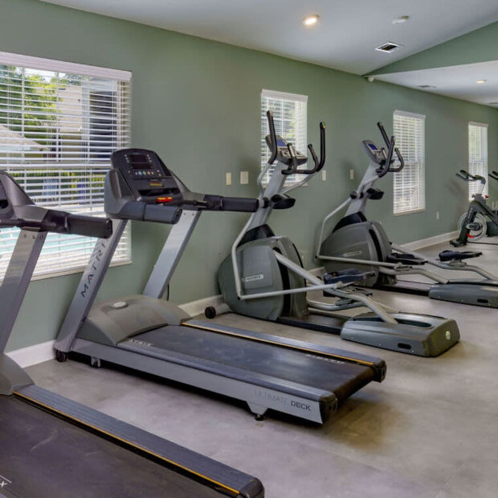 Fitness room at Signature at Sugarloaf in Duluth, Georgia
