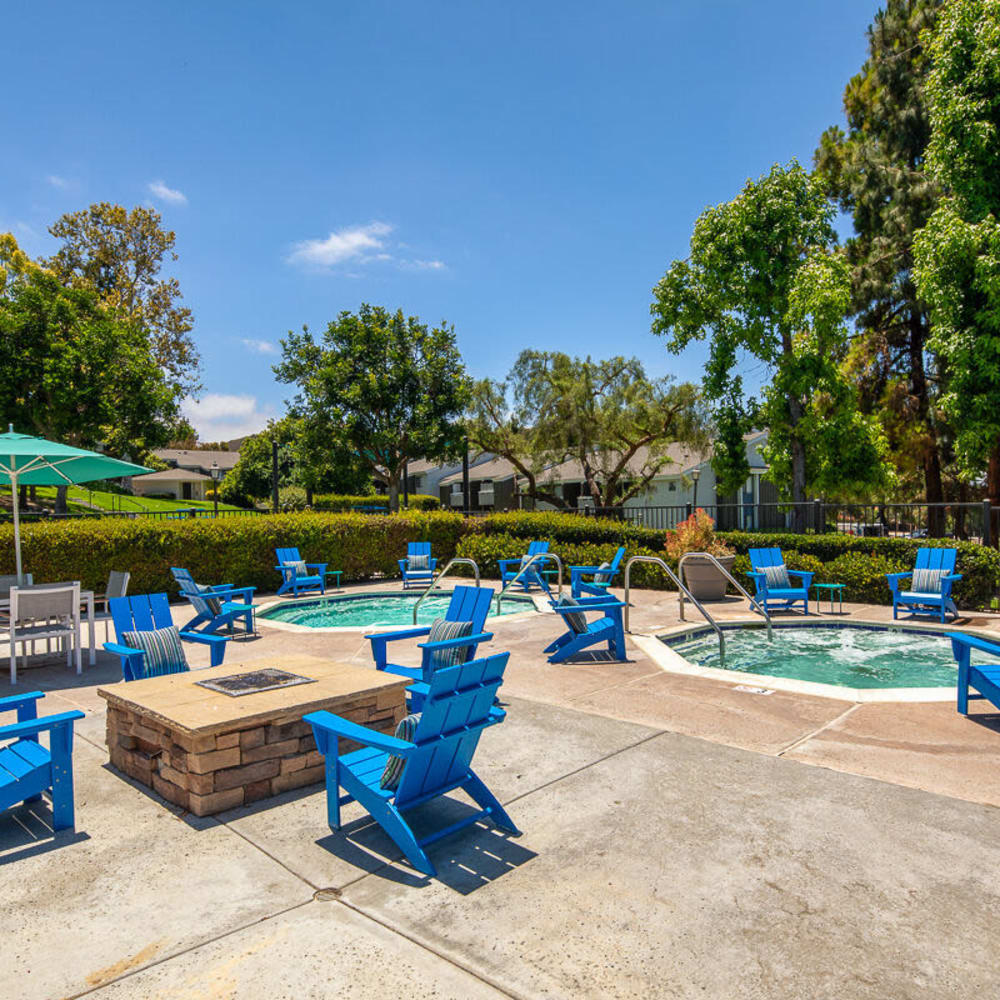 Spa area at Presidio at Rancho Del Oro in Oceanside, California