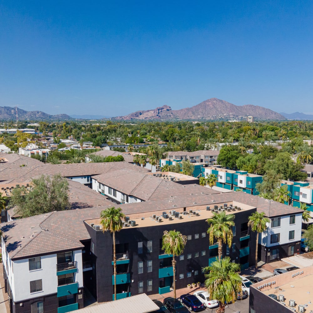 Aerial view of The Urban in Phoenix, Arizona