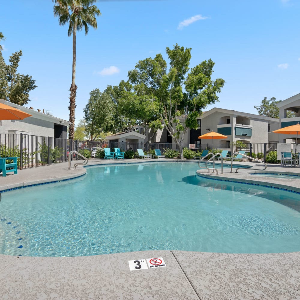 Swimming Pool area at Morada Grande in Phoenix, Arizona