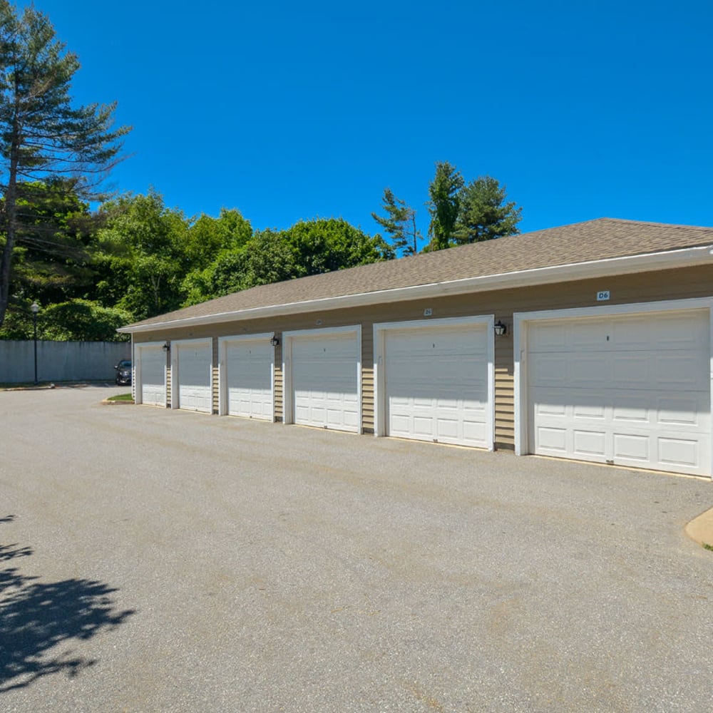Garages available at Marquee at Andover in Andover, Massachusetts
