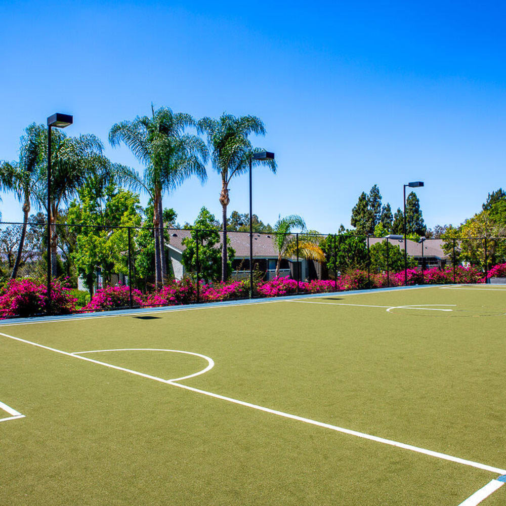 Tennis court at Presidio at Rancho Del Oro in Oceanside, California