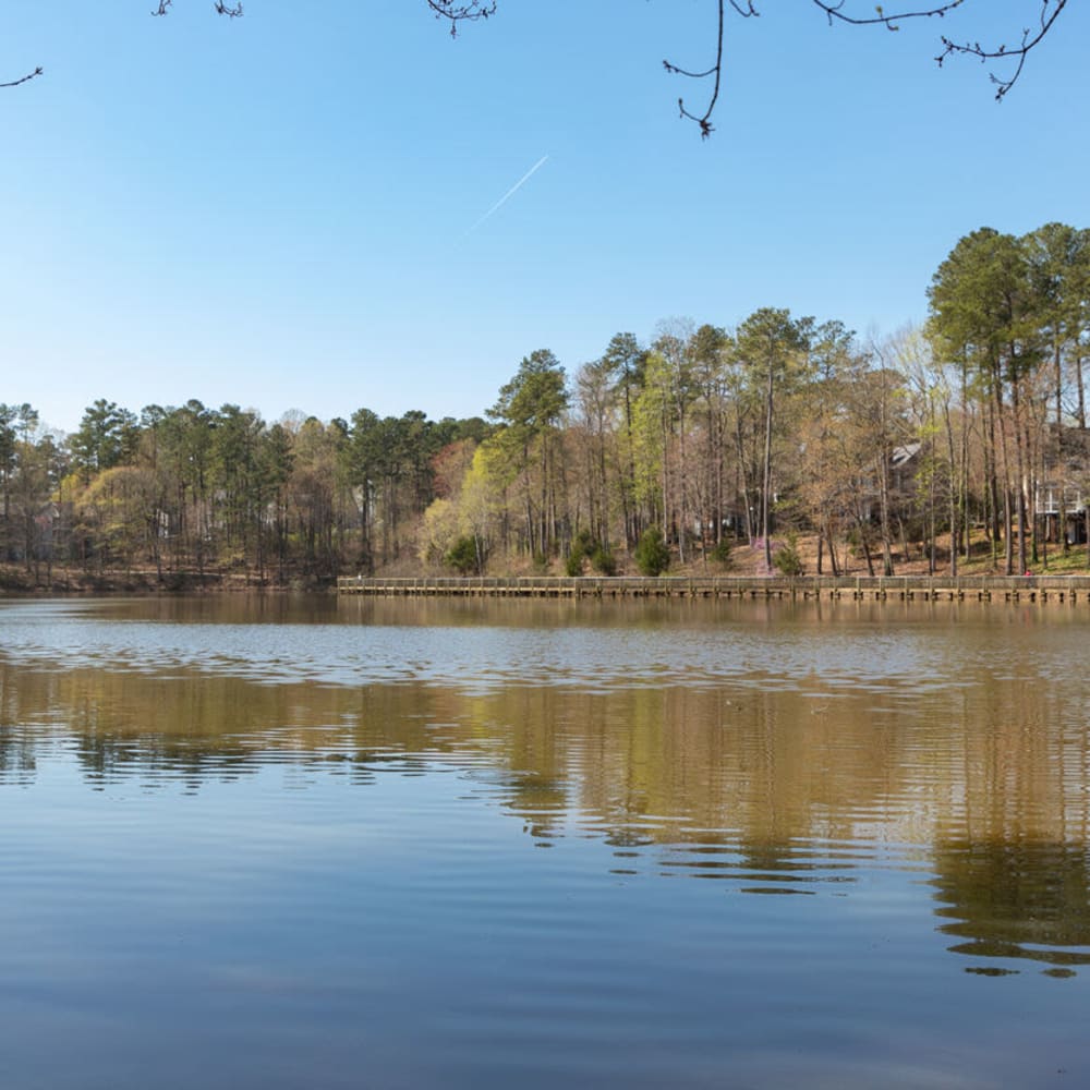Pond at Sailboat Bay in Raleigh, North Carolina