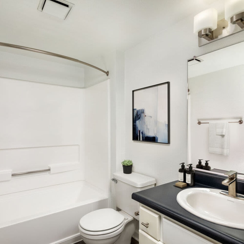 Spacious bathrooms at The Highlands at Grand Terrace in Grand Terrace, California