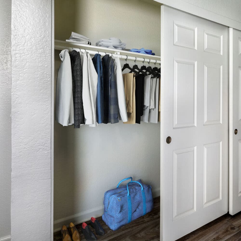 Spacious closets at The Highlands at Grand Terrace in Grand Terrace, California