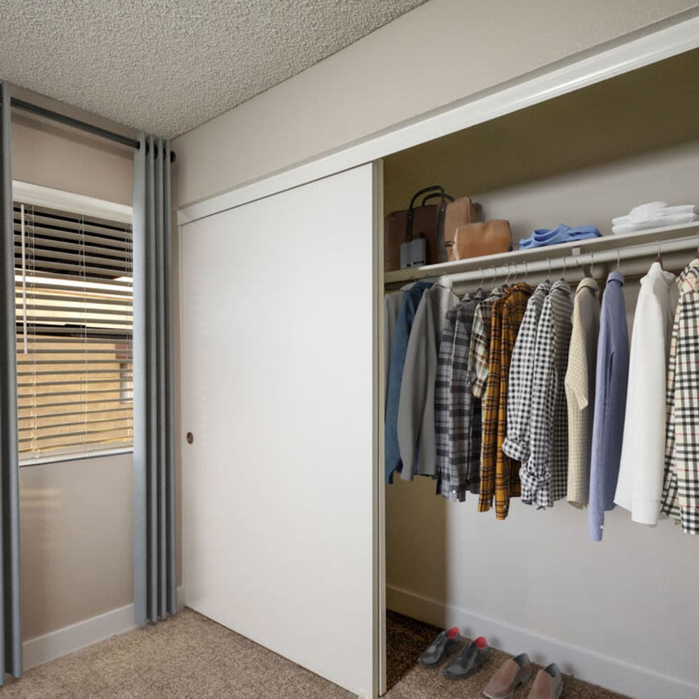 More spacious closets at The Highlands at Grand Terrace in Grand Terrace, California