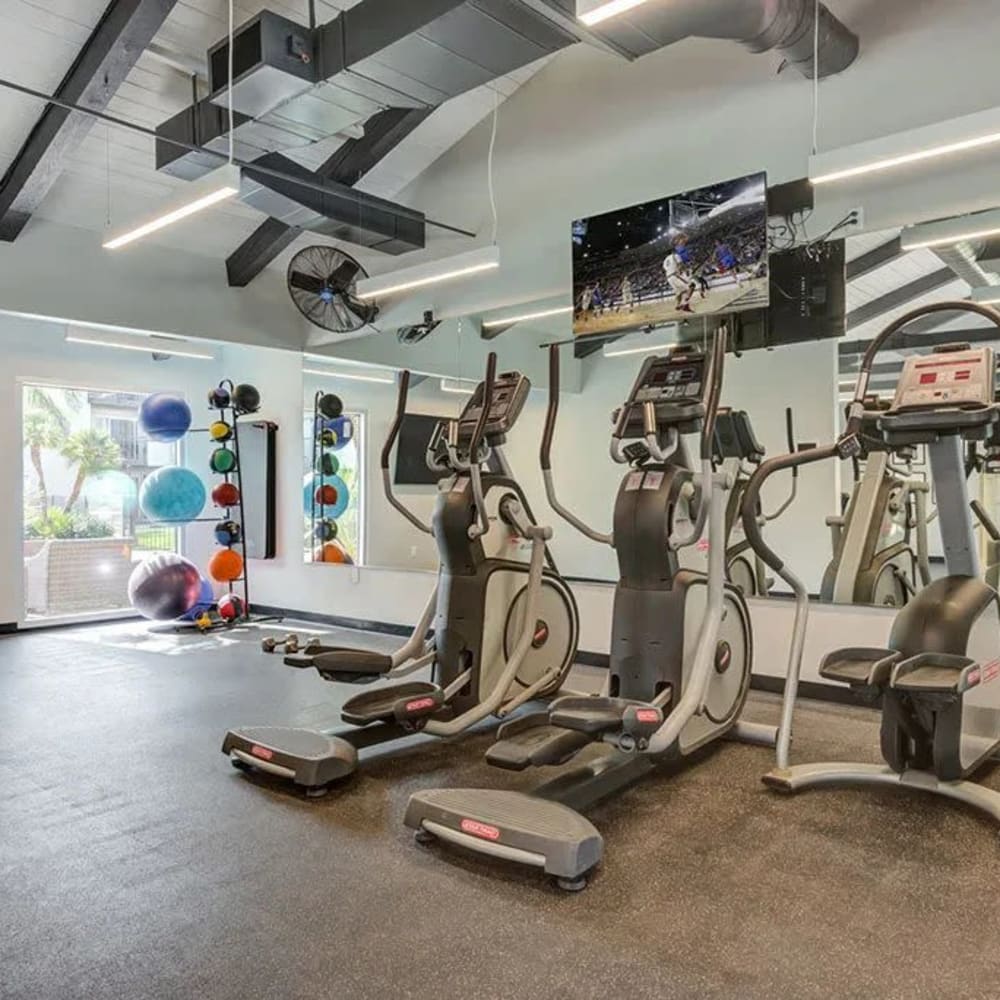 fitness center at Waterstone in Chatsworth, California