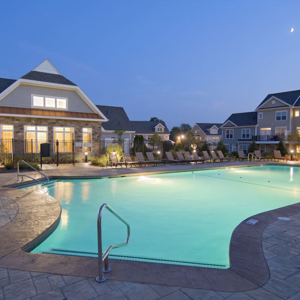 Great looking pool area at The Preserve at Cohasset in Cohasset, Massachusetts