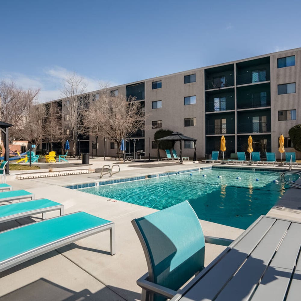Swimming Pool at Glo Apartments in Albuquerque, New Mexico
