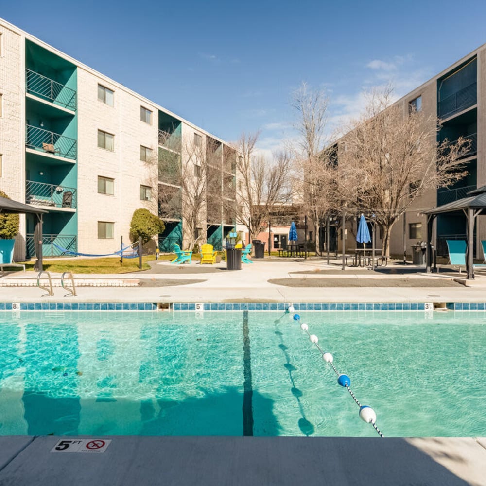 Swimming Pool at Glo Apartments in Albuquerque, New Mexico