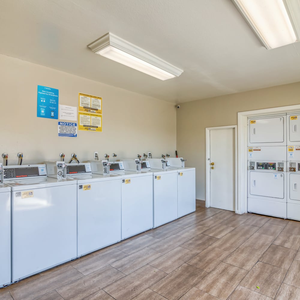 Laundry facility at Imperial Park in Brea, California
