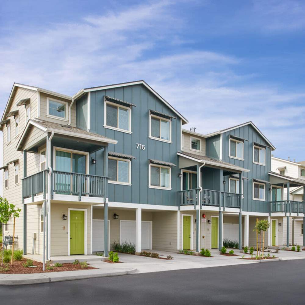 Modern Apartment buildings at Blue Oak in Paso Robles, California