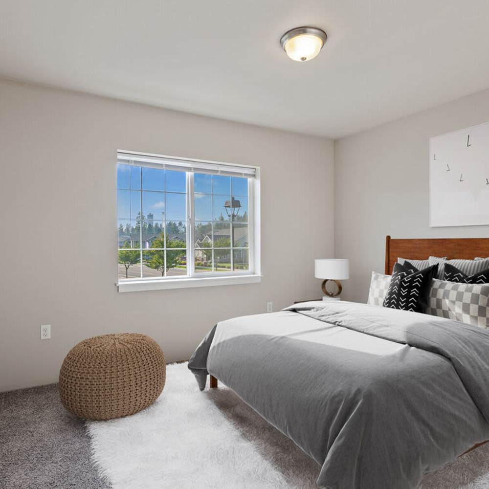 Spacious bedrooms at Trillium in Spokane Valley, Washington