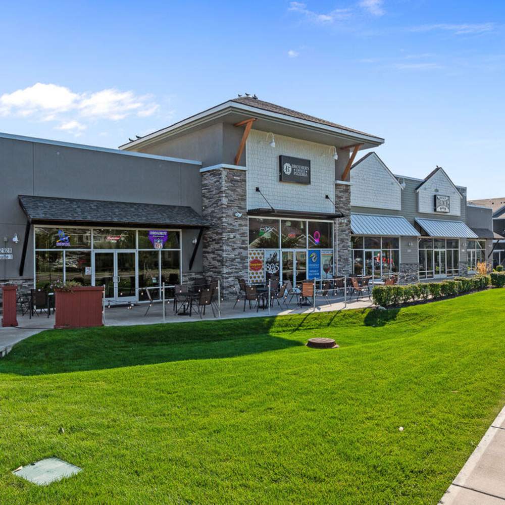 Nearby businesses at Trillium in Spokane Valley, Washington