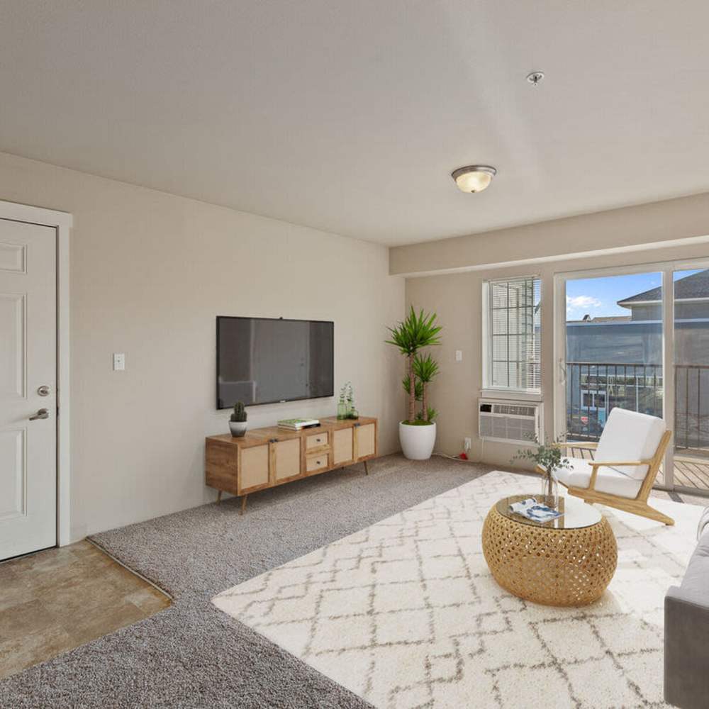 Modern living rooms at Trillium in Spokane Valley, Washington