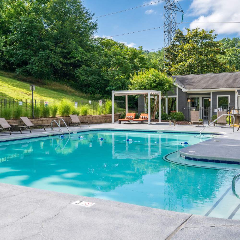 Swimming pool at Ridgemont at Stringers Ridge in Chattanooga, Tennessee