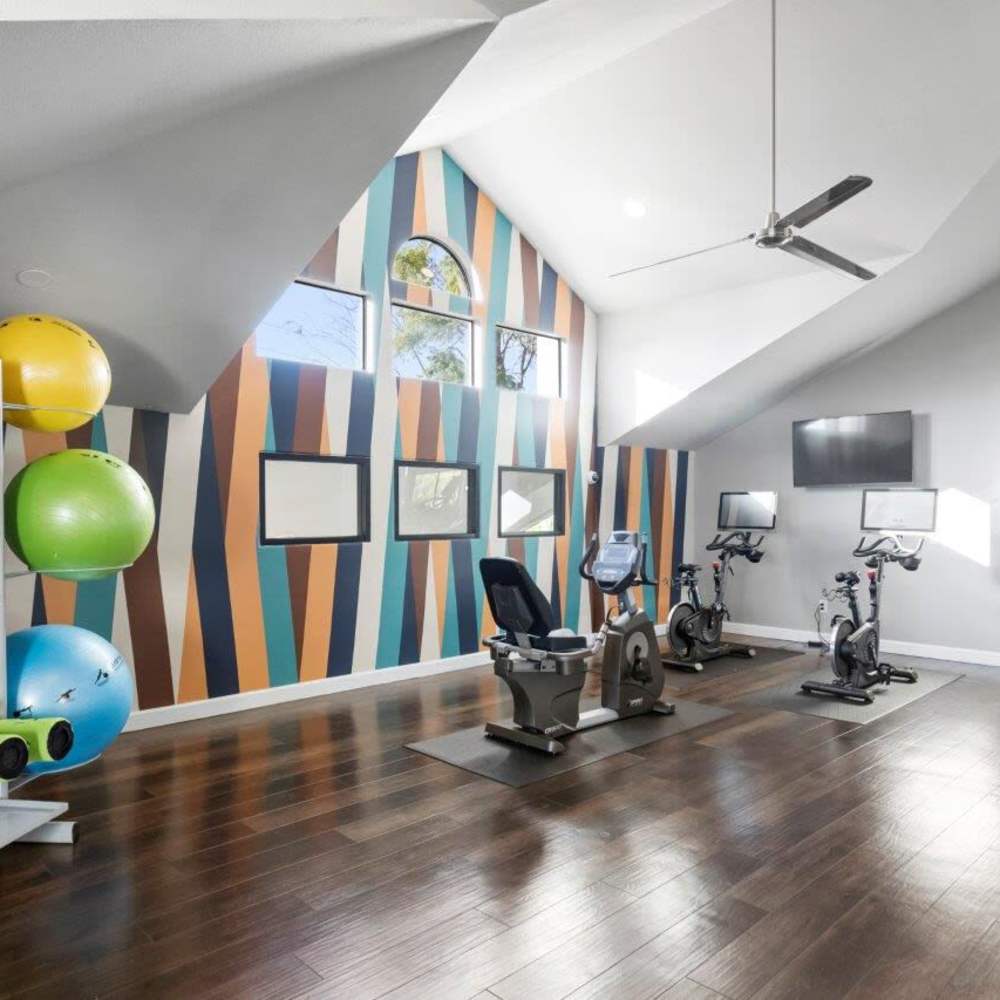 Fitness center at Fountain Palms in Peoria, Arizona