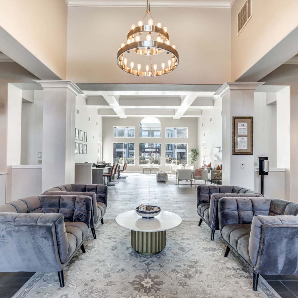 Clubhouse foyer at Oak Crest in Houston, Texas