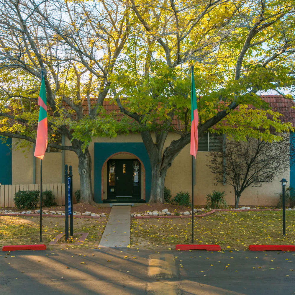 Street view of building at Calero in Albuquerque, New Mexico