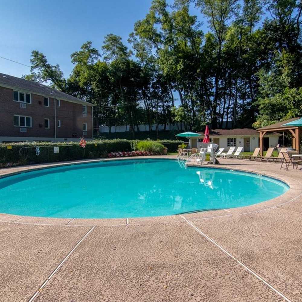 Large swimming pool 806 Short Hills Terrace in Short Hills, New Jersey