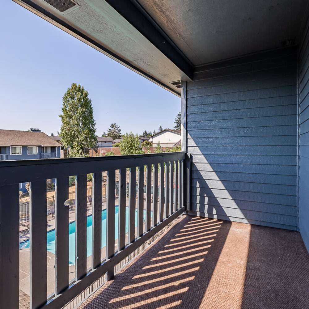 Balcony views at 1202 Pearl in Tacoma, Washington