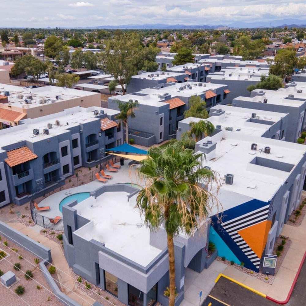 Aerial view of Verve in Glendale, Arizona