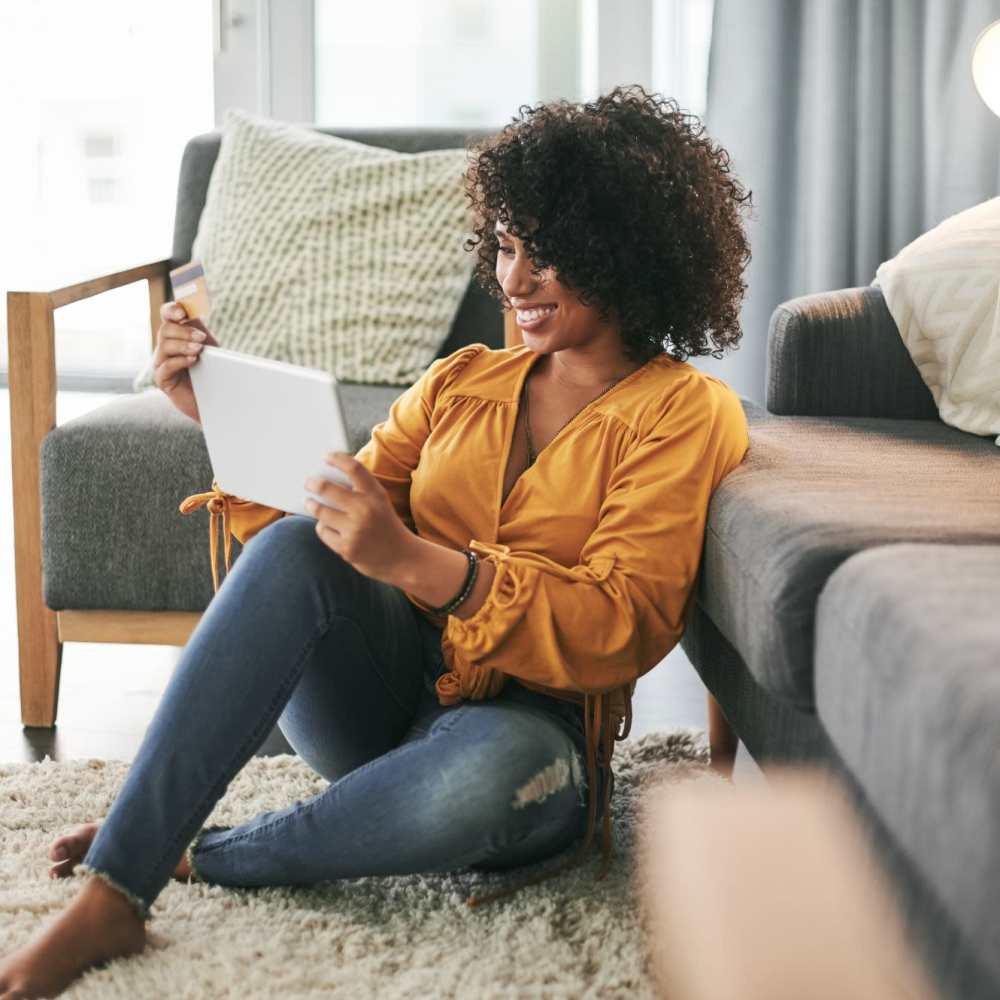 woman in apartment