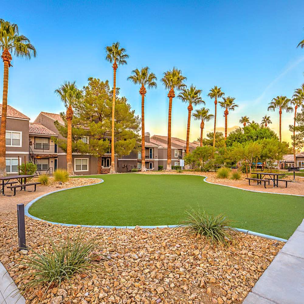 Two pet parks at The Marlow in Henderson, Nevada
