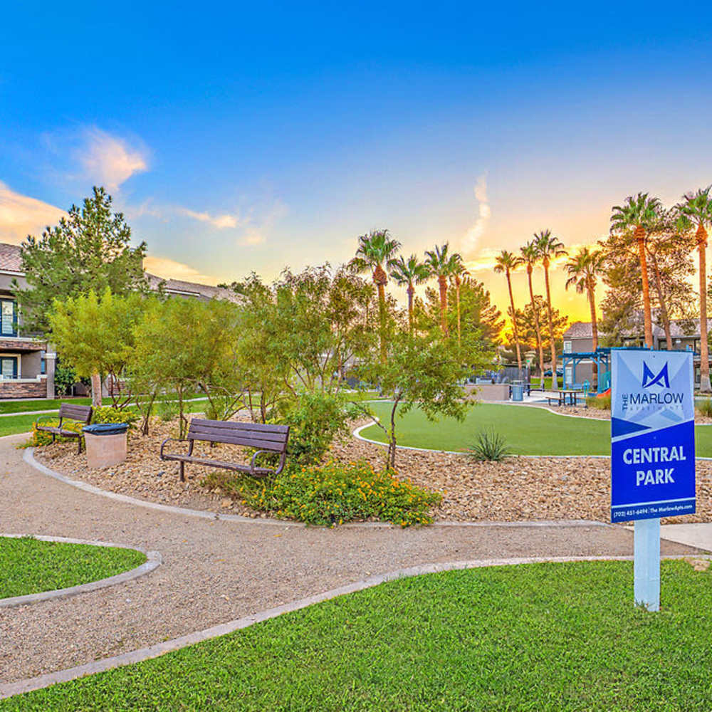 Great landscaping at The Marlow in Henderson, Nevada